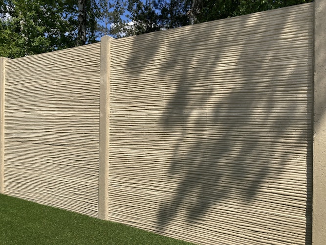 ORIGI WALLS™ Beton Sichtschutz BAMBOO 395 x 2000 mm  Bild