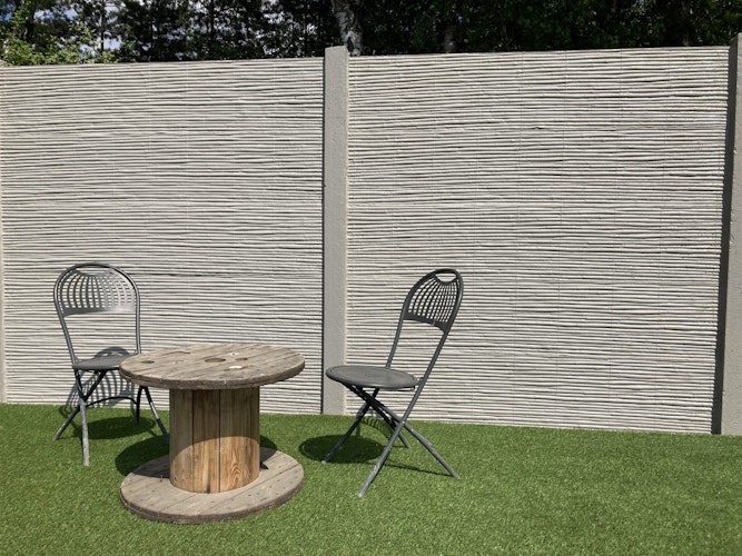 ORIGI WALLS™ Beton Sichtschutz BAMBOO 395 x 2000 mm  Bild