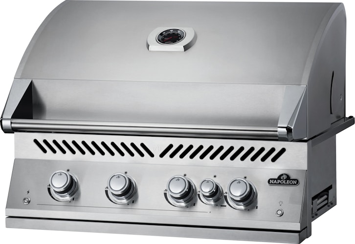 Napoleon Einbau-Gasgrill 700-Series 32" Edelstahl inkl. Drehspieß u. Innenbeleuchtung