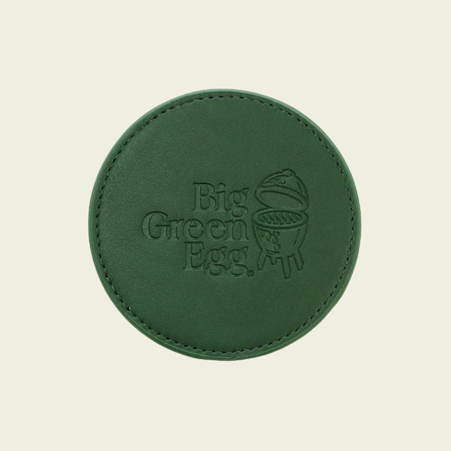 Big Green Egg Untersetzer PU-Leder grün 6 Stk. - 9 cm