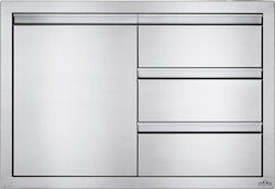 NAPOLEON Einbau-Türe & 3er Schubladen- Kombination (91 x 61 cm) (BI-3624-1D3DR)