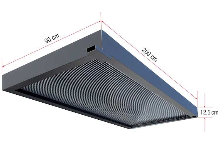 Gutta Rechteckvordach BS 3D - Line
