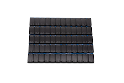 MAX2H Stahl-Klebegewichte Schwarz 5x60 g