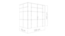 Bertilo Gartenhaus HPL Mini - 6 mm