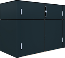 Bertilo HPL Geräteschrank Terrace - 6 mm