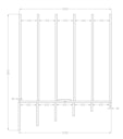 Bertilo Gartenhaus Concept Office - 18 mm
