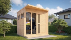 Bertilo Gartenhaus Concept Office - 18 mm