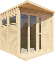 Bertilo Gartenhaus Concept Office - 18 mm