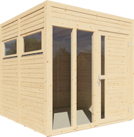 Bertilo Gartenhaus Cubus 2 Office - 19 mm