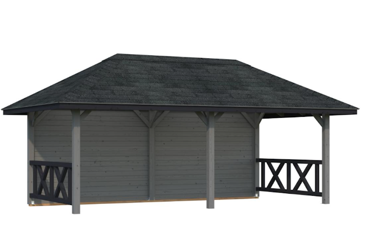 Palmako Pavillon Bianca 16,6 m² Set 2