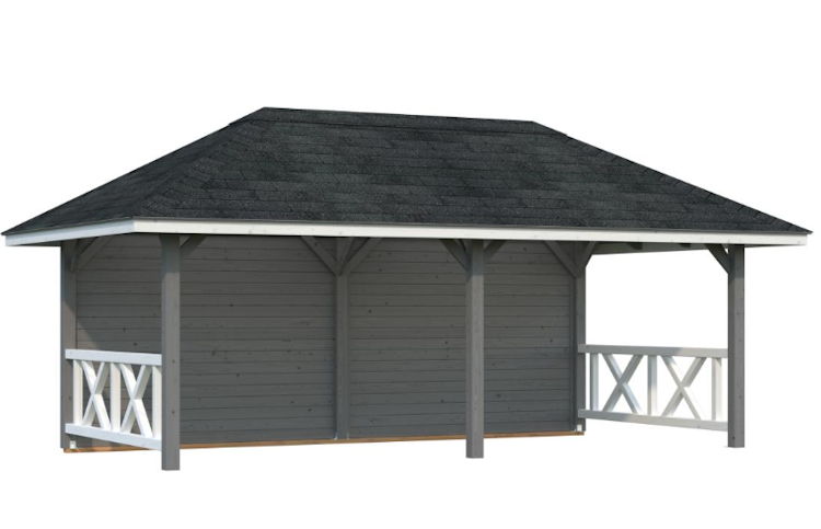 Palmako Pavillon Bianca 16,6 m² Set 2