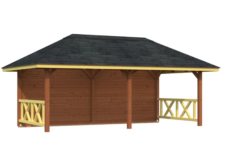 Palmako Pavillon Bianca 16,6 m² Set 2