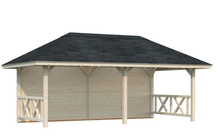 Palmako Pavillon Bianca 16,6 m² Set 2