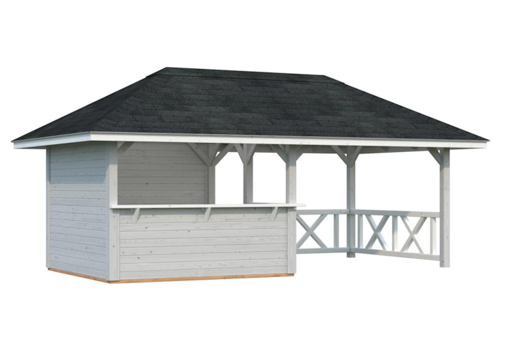 Palmako Pavillon Bianca 16,6 m² Set 3