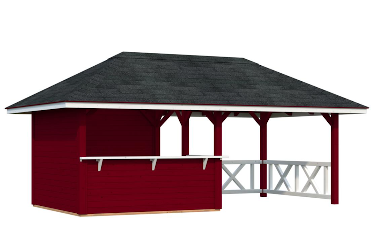 Palmako Pavillon Bianca 16,6 m² Set 3