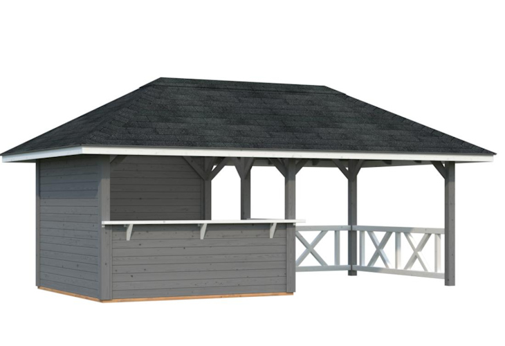 Palmako Pavillon Bianca 16,6 m² Set 3