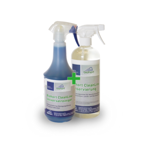 Biohort CleanLine Sparset (Universalreiniger 1000 ml + Konservierung 750 ml) Bild