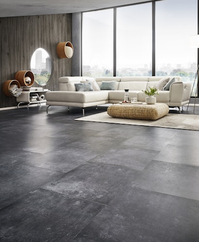 Handmuster KWG Samoa Artbeton scuro Designboden 62x45 cm