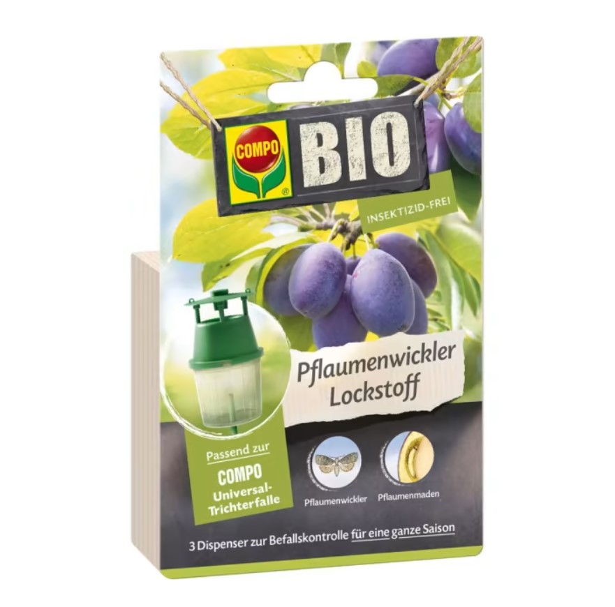 Vorschaubild Galerie Compo Bio Pflaumenwickler Lockstoff 3 Stück