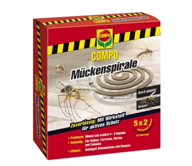 Compo Mückenspirale (5 x 2 Stück)