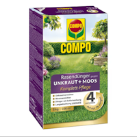COMPO Rasendünger Unkraut + Moos Komplett-Pflege