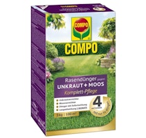 COMPO Rasendünger gegen Unkraut+Moos Komplett-Pflege 3 kg für 100 m² 