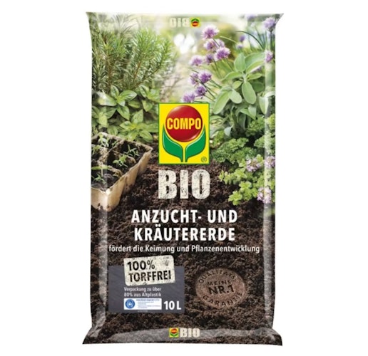 COMPO BIO Anzucht- und Kräutererde torffrei 20 L