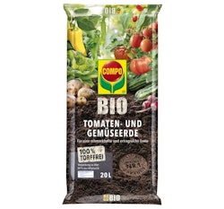 COMPO BIO Tomaten- und Gemüseerde torffrei 20 L