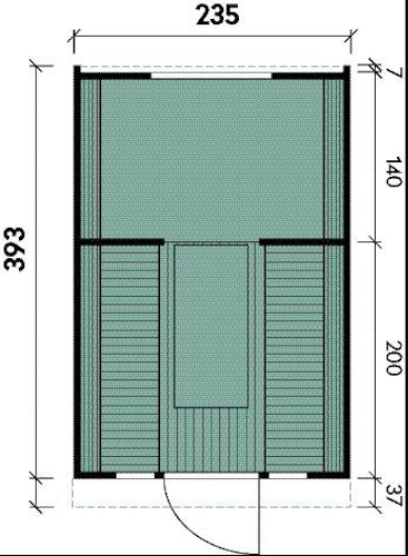 Wolff Finnhaus Campingfass 393 2-Raum  Bild