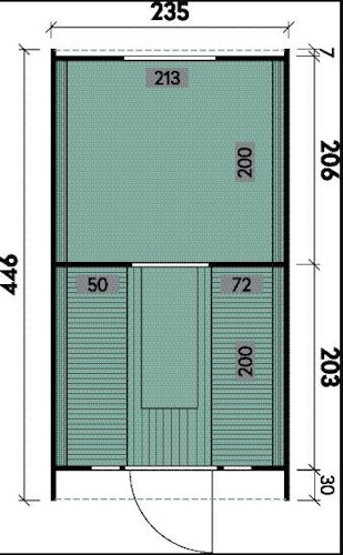 Wolff Finnhaus Campingfass 446 2-Raum