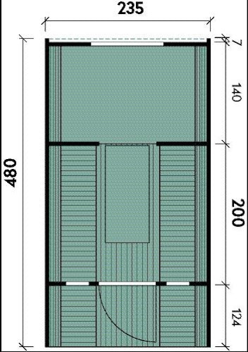 Wolff Finnhaus Campingfass 480 2-Raum  Bild