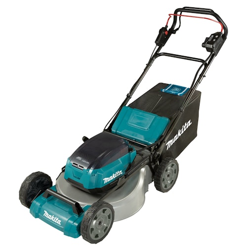 Makita Akku-Rasenmäher 2x18V / 5,0 Ah, 2 Akkus + Ladegerät DLM536PT2