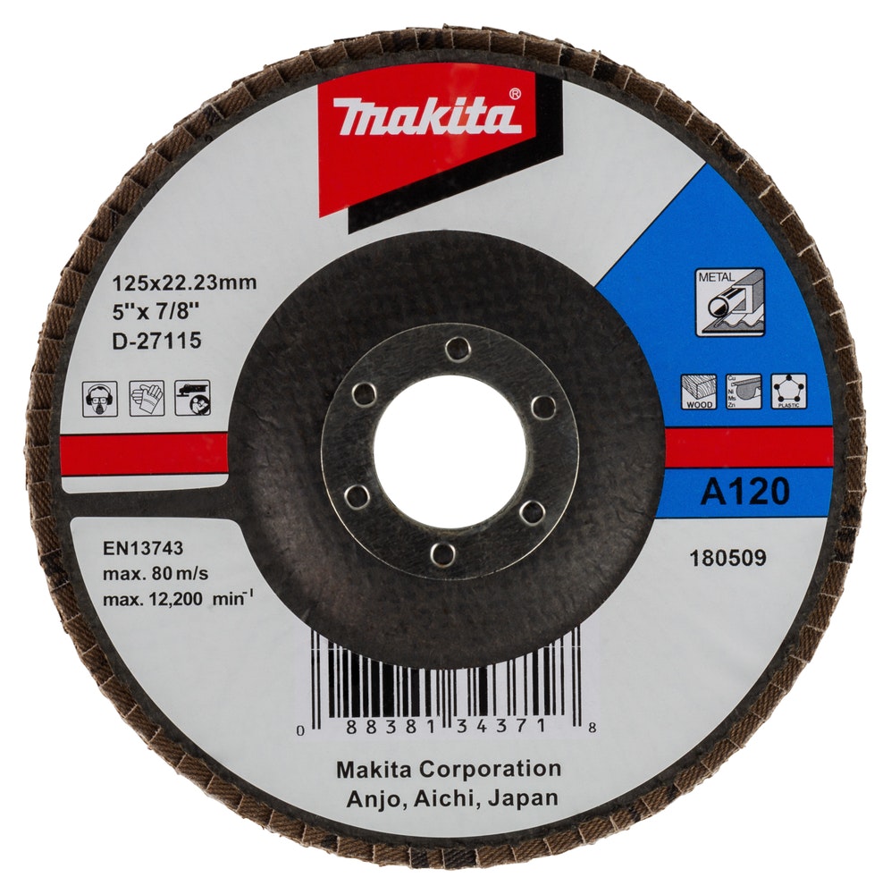 Makita Fächerschleifsch. 125mm A120 D-27115