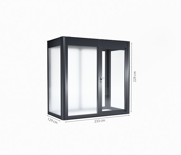 SunElements Design Gewächshaus/Sommergarten SunGarden Deluxe mit Photovoltaik-Option