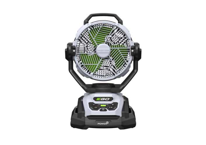 EGO Power Akku-Ventilator FN1000E 25 cm, Sprühnebelkühlfunktion