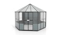 Vorschaubild Vitavia Gewächshaus/Vogelvoliere Circus 9000 inkl. 3 Seitenfenstern - 9,0 m²