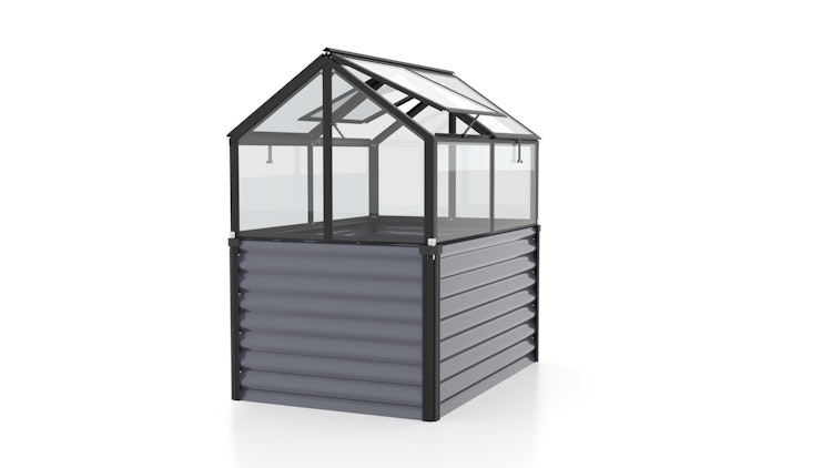 Vitavia Hochfrühbeet Zola mit 4 Dachfenstern  B 127 x T 89 x H 135 cm