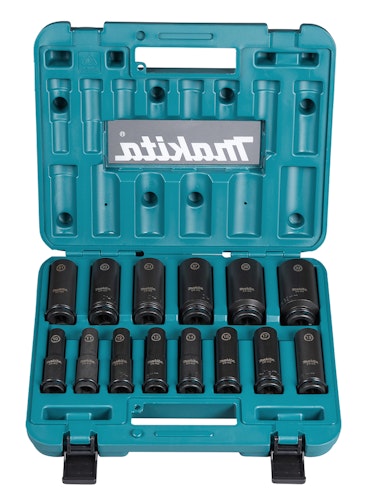 Makita IMPACT BLACK Schlagnuss-Set 14-tlg. 1/2" E-16586 Bild