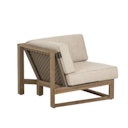 Vorschaubild Apple Bee Lounge Eckmodul ANTIGUA, Teak Coastal / Rope Taupe / Kissen BEE WETT (100 % Polypropylen) Natural Oak