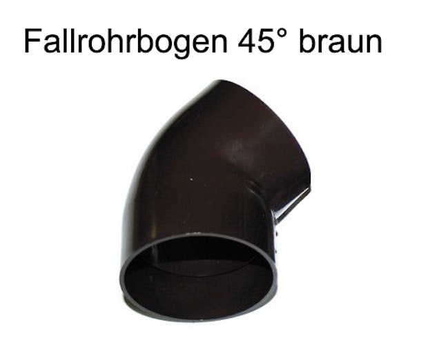 Fallrohrbogen 45° DN 60 anthrazit (1 Stück) Bild