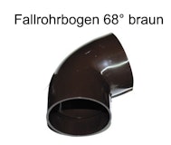 Fallrohrbogen 68° DN 60 weiß (1 Stück)Zubehörbild