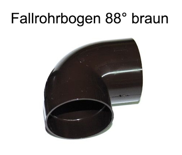 Fallrohrbogen 88° DN 60 weiß (1 Stück) Bild