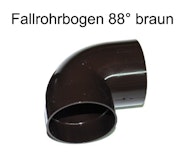 Fallrohrbogen 88° DN 60 weiß (1 Stück)Zubehörbild