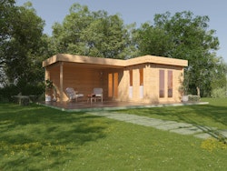 Wolff Finnhaus Gartenhaus Hermosa 6848 - 44 mm 