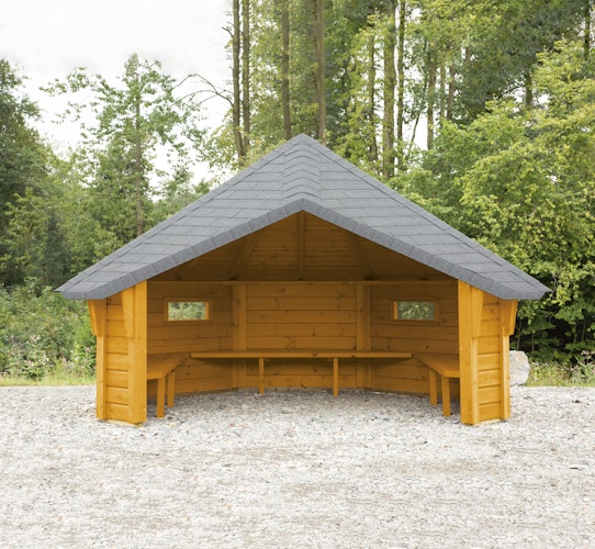 Wolff Finnhaus Wetterschutzhütte / Grillhütte Wanja 3327 45