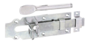 Vorschaubild Stalltür-Schlossriegel. gerade galvanisch verzinkt dickschichtpassiviert. 160x56 mm