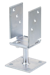 Alberts® U-Pfostenträger breitenverstellbar 71-131mm Höhe: 110mmBild