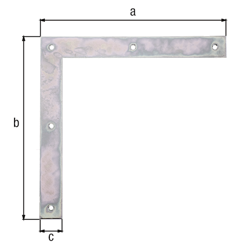 Alberts® Tor-Winkel VE 2 250x250x30mm