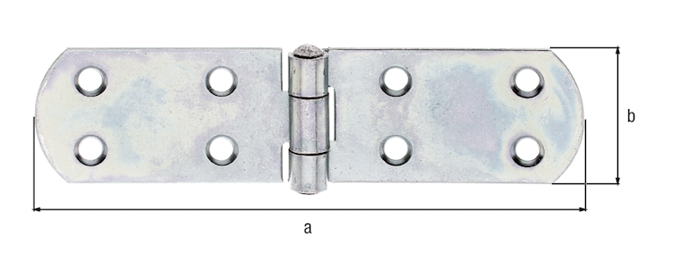 Alberts® Kistenband galvanisch verzinkt dickschichtpassiviert LxB 156x35x2 mm Bild