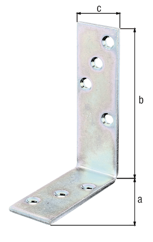 Alberts® Balkenwinkel 80x120x35mm Bild